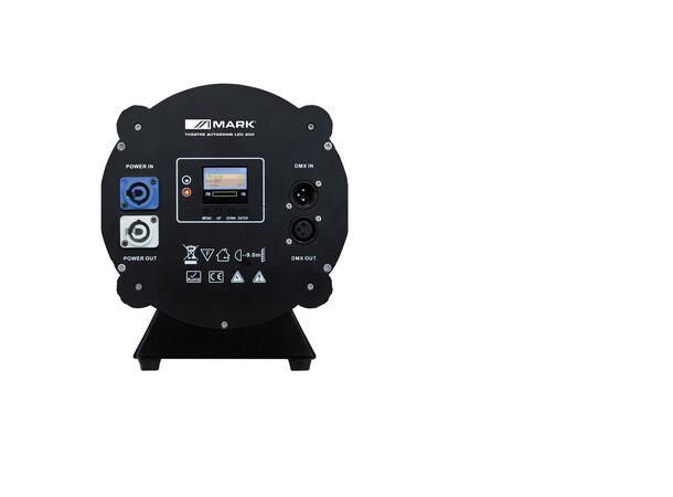 WorkPro - Fresnel WHITE led 200W DMX Ch: 4. 20º-50º, 3200 ºK.