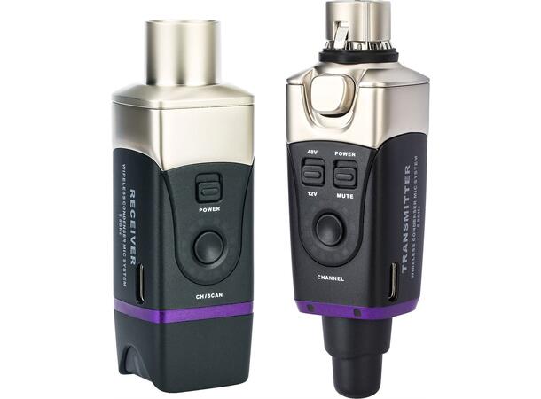 Xvive - U35C Microphone Condenser 5.8GHz XLR WL TX/RX 12V-48V >30m >5t batteri