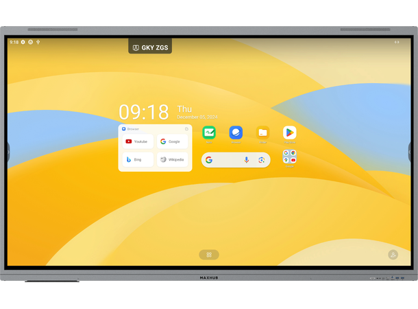 MAXHUB Interactive display 75" Android 14, EDLA, USB-C 65W