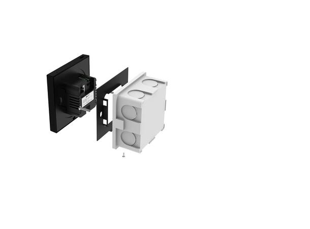 WorkPro - 4'' Touch Panel Controll/APP wall-mount, poe 4'' touch screen. black