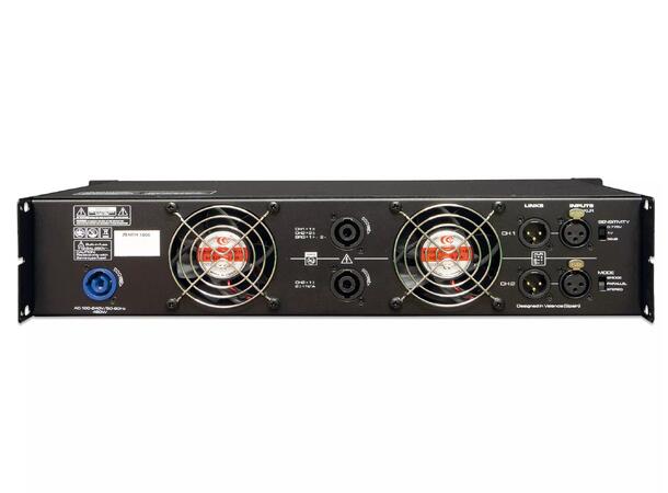 WorkPro - ZENITH 1000 2x 500w PA Amp 2 x 500 W @ 4 Ohm. FA. Switched.