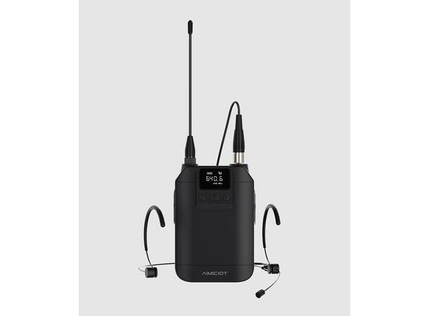 Aimiciot - headset microphone Oppladbar Mikrofon