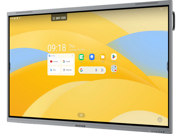 MAXHUB Interactive display 65" Android 14, EDLA, USB-C 65W