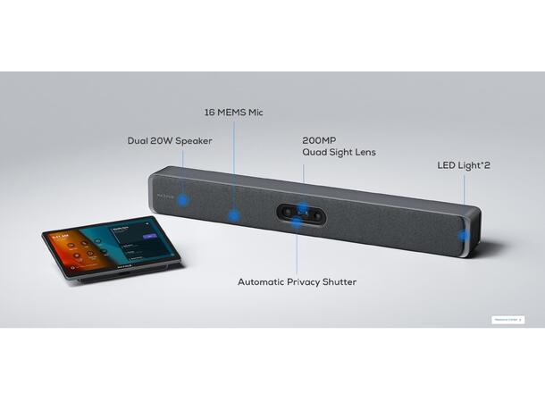 Maxhub MTR XBar V70 Kit Windows, 4x50MP camera, 2x20W, 16 mic