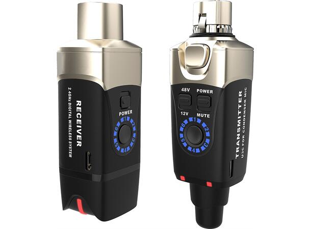 Xvive - U3C Microphone Wireless System XLR WL TX/RX >30m >5t batteri