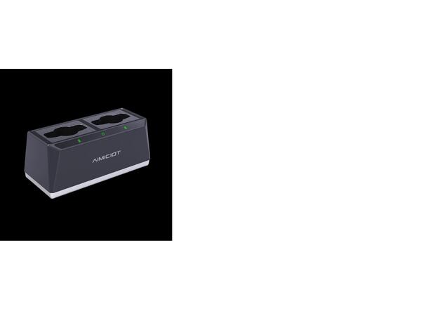 Aimiciot - Charging dock Lade dock for 2 stk mikrofoner