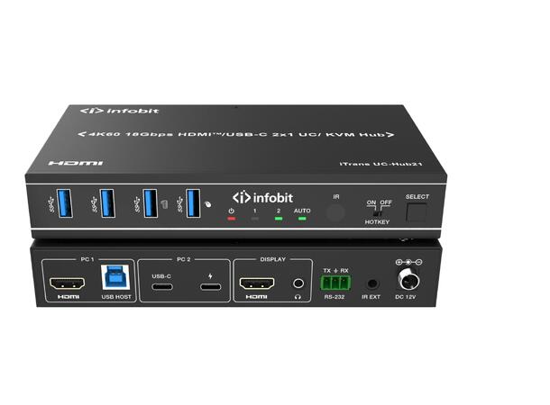 InfoBit - iTrans UC-Hub21 1x HDMI,1x USB-C port PD3.0 100W