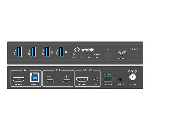 InfoBit - iTrans UC-Hub21 1x HDMI,1x USB-C port PD3.0 100W