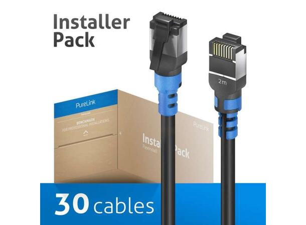 PureLink Cat.6a Patch Cable 2M S/FTP InstallerPack FlexInstall Series 30stk