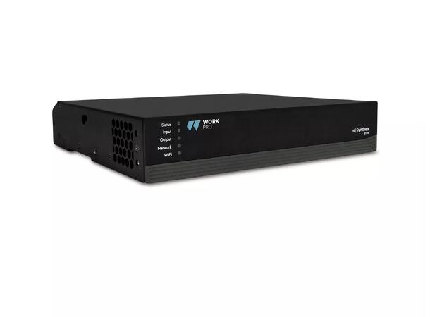 WorkPro - SYNTHEA 2125 amp DSP. Wi-fi 2x125W@4 ohm 1x250W 100V/Bridge@8 Ohm