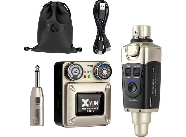 Xvive - U45 WL In-Ear System 5,8GHz WL TX/RX >30m >5t batteri