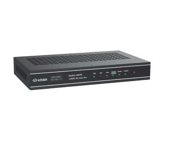 InfoBit - iSwitch 265TR - Transceiver Enc/Dec - KVM - 4K60HZ 1G Nettverk