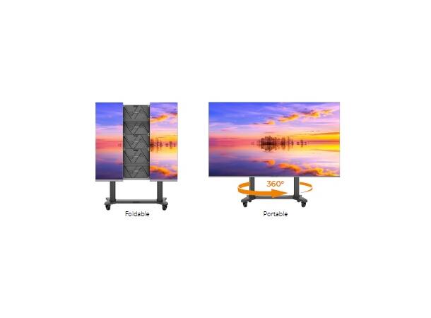 Absen Icon X136 Foldable LED 136" PP1.5 1920x1080 w/Trolley