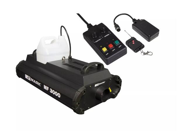 WorkPro - Fog machine. 3000W 5 l tank.1 DMX ch. cable,remote,timer