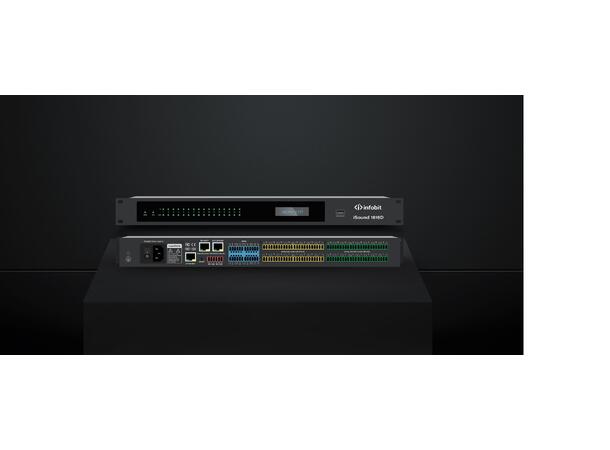 InfoBit - iSound 16x16 Dsp Dante 8 GPI/O Dante 16×16 AEC,AFC,AGC,AMC,ANS